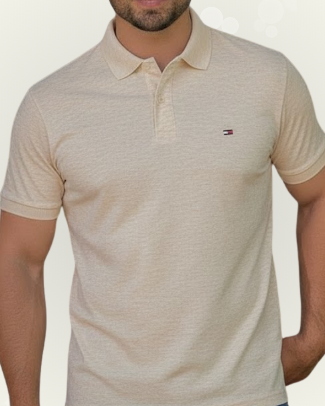 Polo Tommy Hilfiger color beige