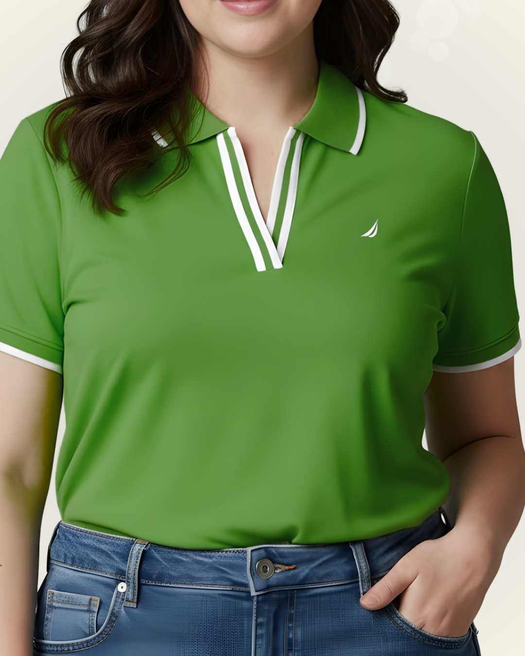 Polo Náutica color verde