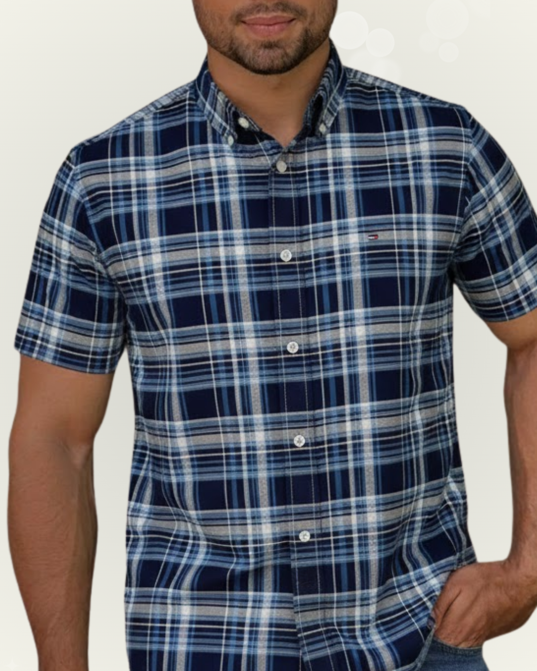 Camisa Tommy Hilfiger cuadros multicolor