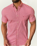 Camisa Tommy Hilfiger cuadros rojos