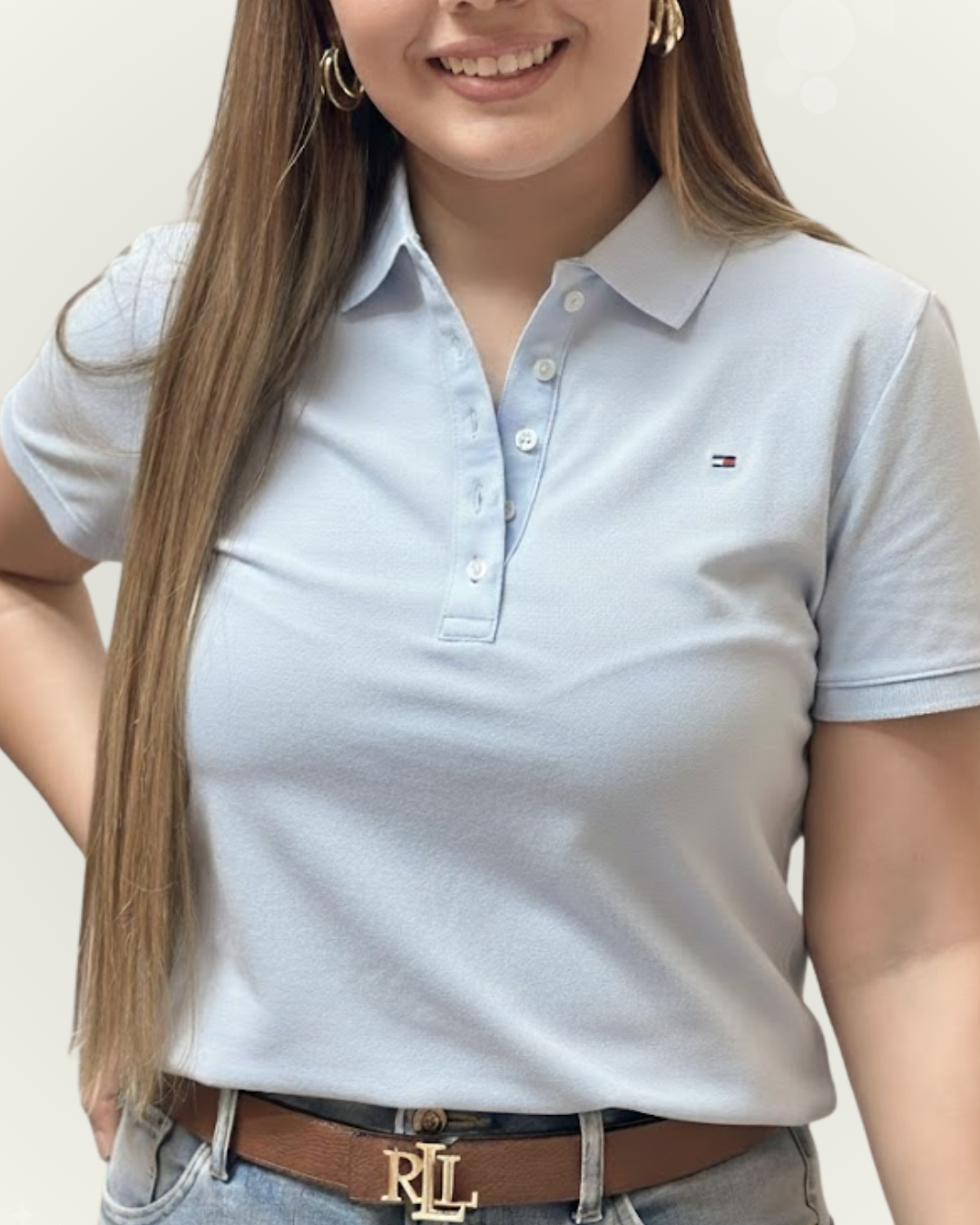 Polo Tommy Hilfiger color celeste