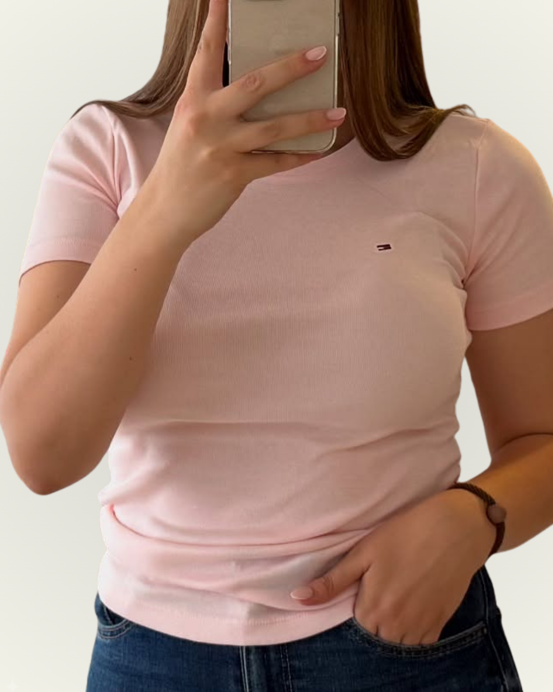 Blusa Tommy Hilfiger color rosada