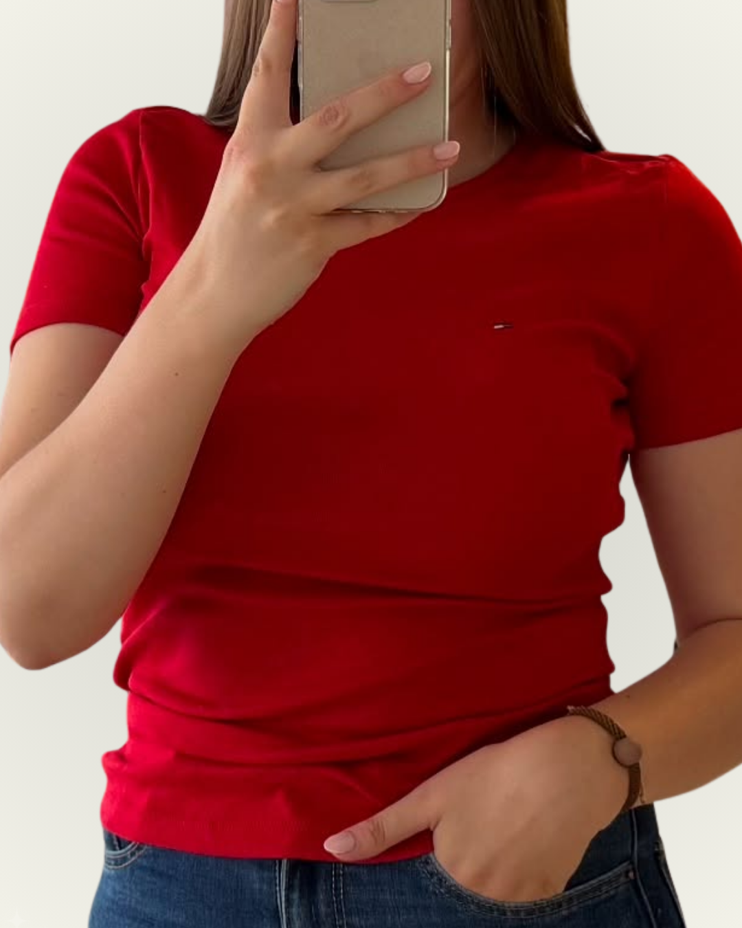 Blusa Tommy Hilfiger color rojo