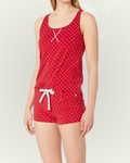 Pijama Calvin Klein color rojo