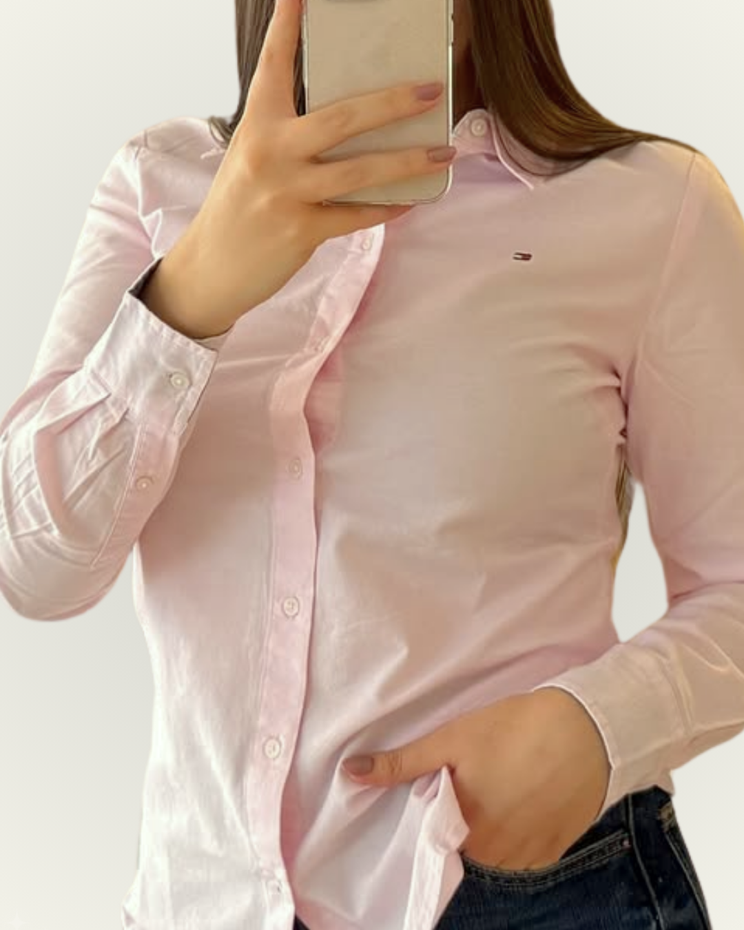 Camisera Tommy Hilfiger color rosado