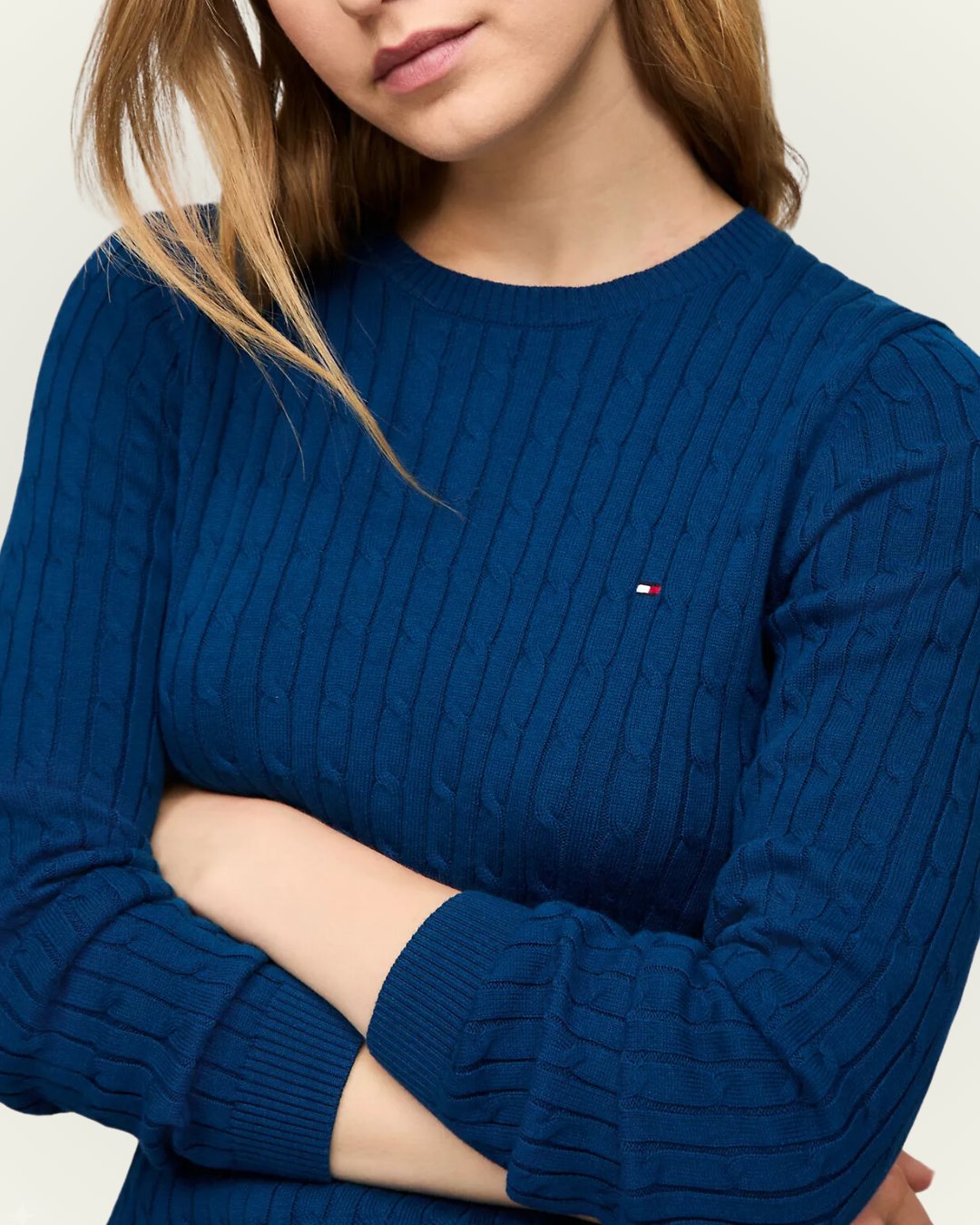 Suéter Tommy Hilfiger color azul