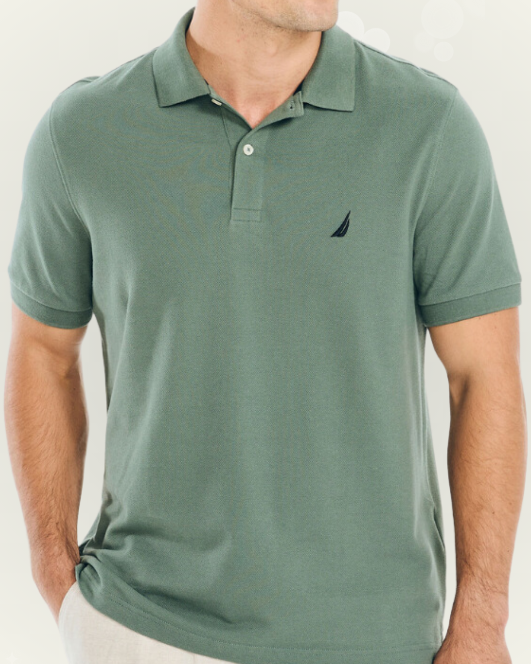 Polo Náutica color verde