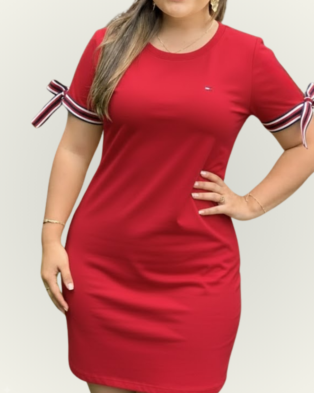 Vestido Tommy Hilfiger color rojo