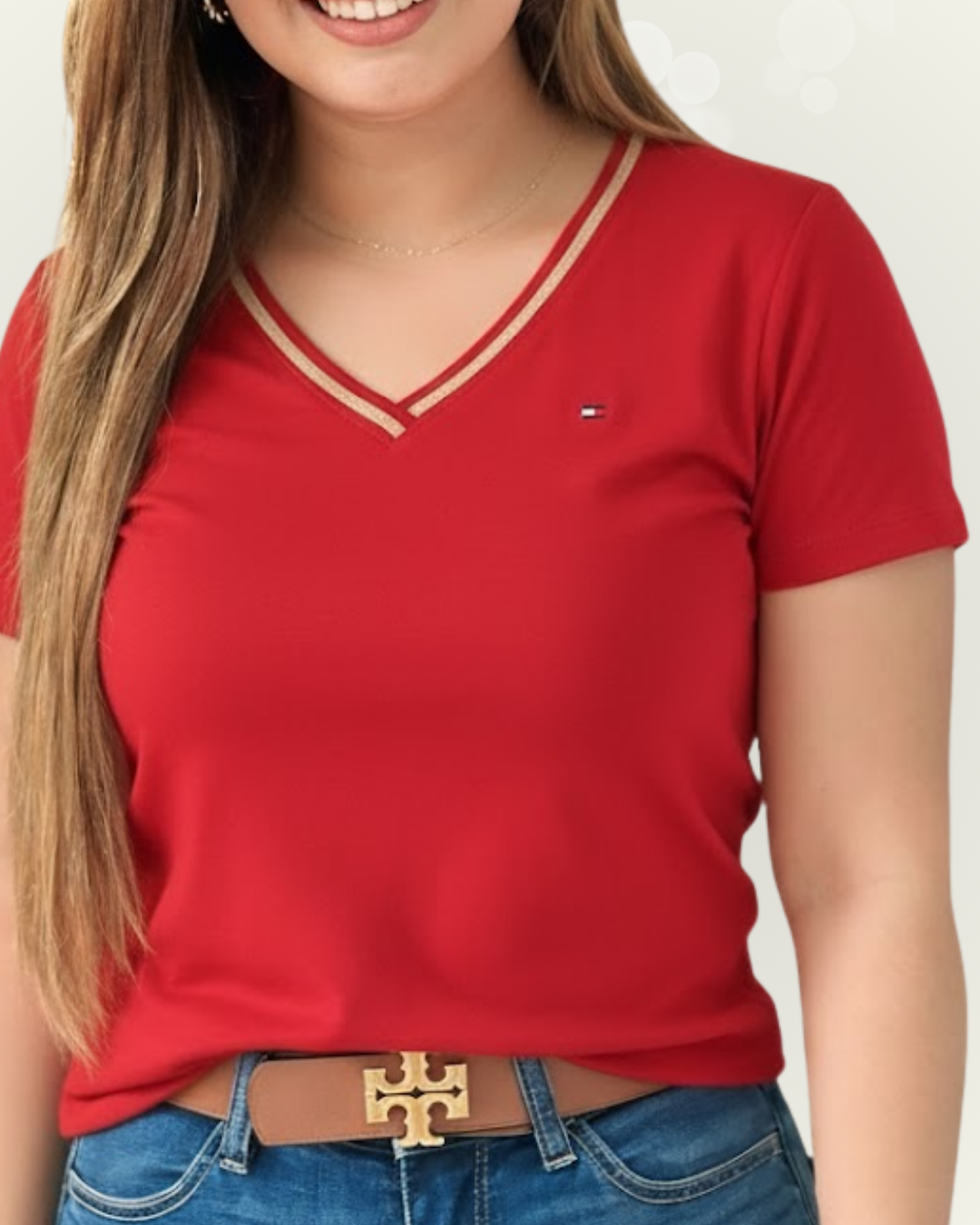 Blusa Tommy Hilfiger color rojo