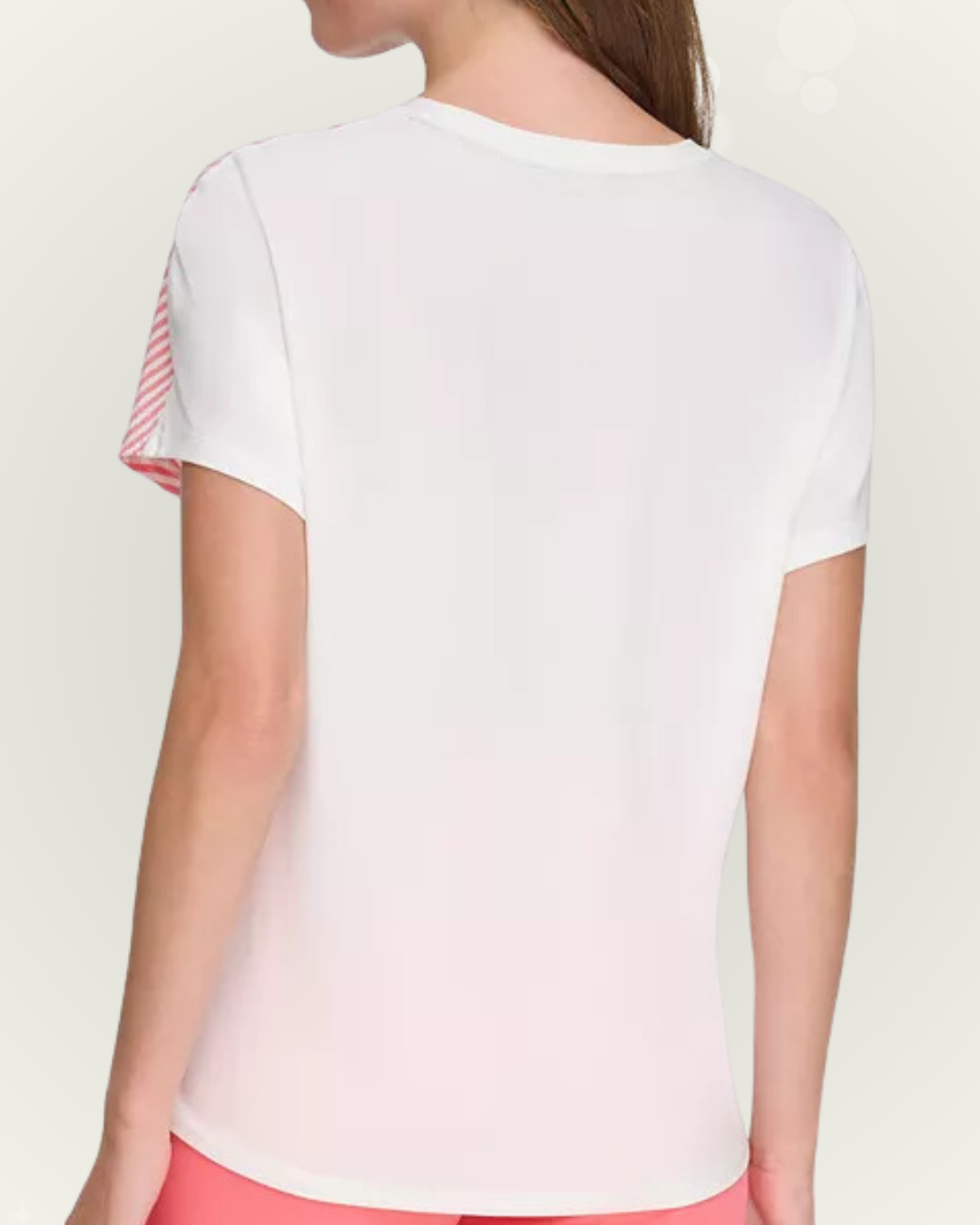 Blusa Tommy Hilfiger color rayas naranjas