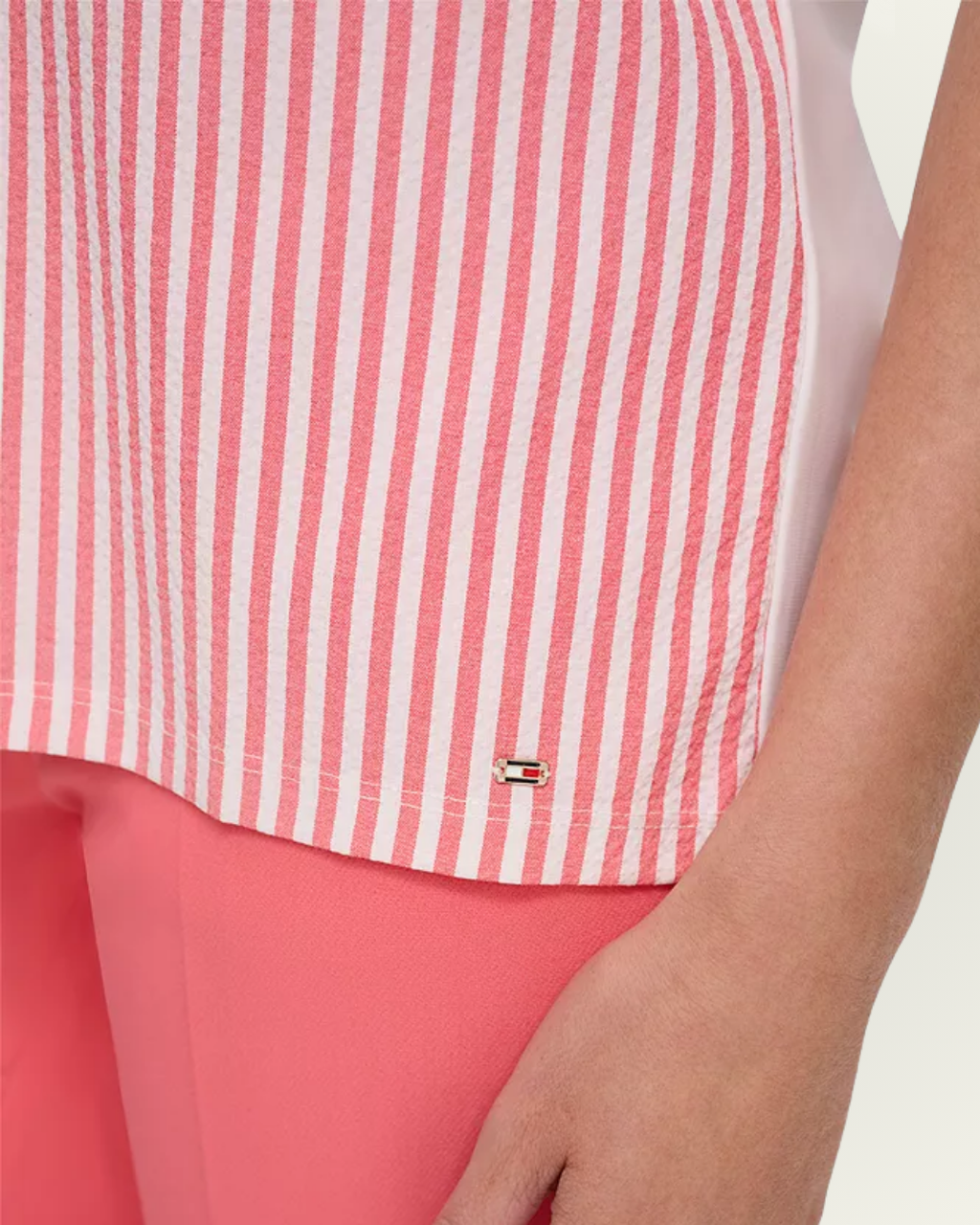 Blusa Tommy Hilfiger color rayas naranjas