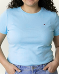 Blusa Tommy Hilfiger color aguamarina