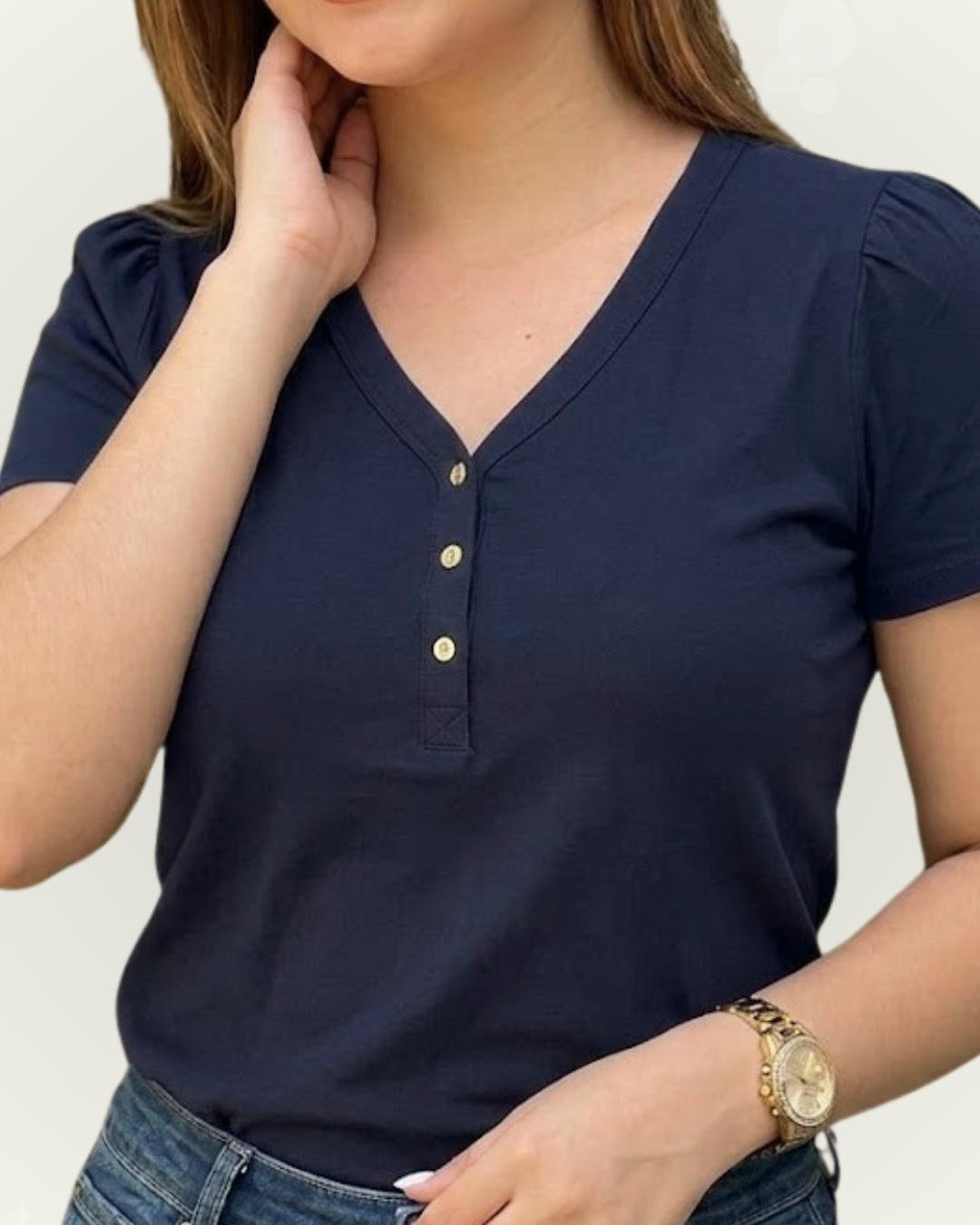 Blusa Tommy Hilfiger color azul