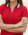 Polo Tommy Hilfiger color rojo