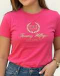 Blusa Tommy Hilfiger color fucsia estampada